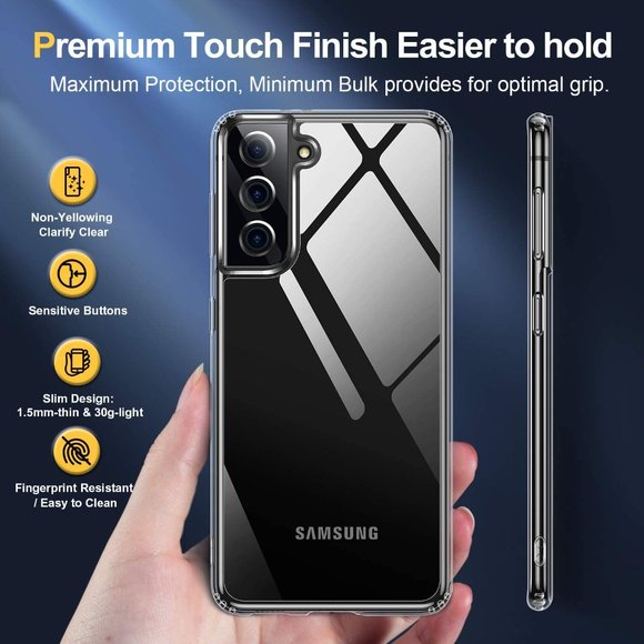 Clear Case for Samsung Galaxy S21+ Plus 5G 2021 - Picture 5 of 10